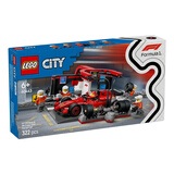 乐高（LEGO）积木城市60443 法拉利F1赛车维修站男孩儿童玩具生日礼物摆件