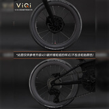 VIQI 微琦碳纤维折叠自行车成人超轻喜玛诺变速20寸9速油刹轻便通勤 联系客服可升级43mm碳纤维刀圈