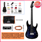 美音天使电吉他单摇ST系列套装专业级 成人初学者入门电吉他送教程 演奏套二:吉他+充电音箱+效果器