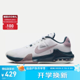 耐克（NIKE）情人节礼物男篮球鞋AIR MAX IMPACT4运动鞋DM1124-102白紫41