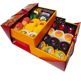 皓谦【官方严选】精美水果礼盒应季水果混搭中秋节礼盒送礼企业团购 双层礼盒豪华装10斤左右