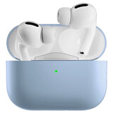 昶领Airpodspro2无线蓝牙耳机保护套纯色防尘防摔防滑耐磨防指纹可无线充电创意保护软壳 【薰衣灰】硅胶耳机套丨AirPodsPro2 通用