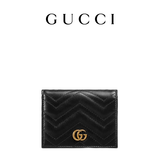 GUCCI古驰GG Marmont系列小号钱包 黑色 均码