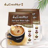 泽合（CHEK HUP）怡保白咖啡原装马版原味三合一速溶白咖啡条装（480g*2包）