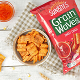 一口阳光（SUNBITES）薯片 甜辣味波浪形谷物片170g澳大利亚进口休闲膨化追剧小零食