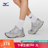 美津浓（MIZUNO）【RACER S】软底轻便运动跑步鞋子男女同款缓震透气休闲慢跑鞋 18/脏脏银 43 (280mm)