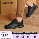 斯凯奇（Skechers）男鞋春季商务皮鞋舒适板鞋休闲鞋防滑运动工作鞋210835情人节礼物