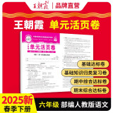 2025春王朝霞单元活页卷六年级语文下册人教版 同步试卷六年级下册基础知识归类复习卷单元卷期中期末综合达标卷名师教你冲刺期末100分试卷 王朝霞
