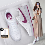 耐克（NIKE）女鞋士 25春季新款运动鞋子女时尚大童休闲鞋低帮耐磨轻便板鞋女 【爆款补货】COURT-暗夜紫/热销款/晒图退5 38 （内长240mm左右）