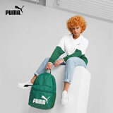 彪马（PUMA）轻便旅游通勤大容量双肩包男女款大学生书包电脑包075487 深绿色-31 OSFA/均码