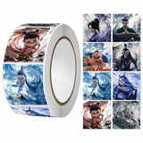 哪吒2魔童卷卷贴纸哪吒敖丙表情包卡通周边装饰水杯手账贴纸 方形贴【尺寸2.5CM】