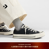 匡威（Converse）官方 1970S男女经典低帮帆布鞋黑色162058C 162058C/黑色 36