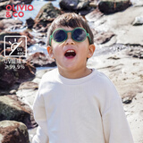 OLIVIO&CO儿童墨镜太阳镜男女童防紫外线宝宝墨镜UV偏光太阳镜OO镜 橄榄绿【3-7岁】圆形 全色