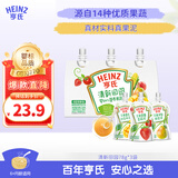 亨氏（Heinz）超金清新田园果蔬泥西梅水果泥婴儿宝宝辅食6个月以上 78g*3袋
