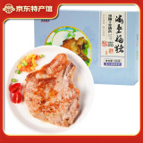 海垦福猪黑椒T骨猪扒500g/盒 冷冻半成品腌制带骨猪大排 海南特产 黑椒T骨猪扒500g*2盒