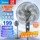 美的（Midea）电风扇落地扇家用大风量 远距强风电扇 立式轻音节能可定时降温 【热销推荐】7叶大风力