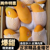 三萌果蔬金煌芒果当季新鲜广西甜心芒果热带水果整箱发出孕妇水果 手挑5斤装【单果300g+】净重4.5斤