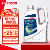 博世（BOSCH）有机型(OAT)发动机冷却液通用型汽车防冻液 冰点-25℃ 4L（绿色）