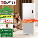 Brandt白朗取暖器石墨烯电暖器家用客厅大面积取暖神器全屋升温暖风机电暖气片婴儿踢脚线欧式快热炉浴室 LR32【适用面积30-50㎡】 2024新款
