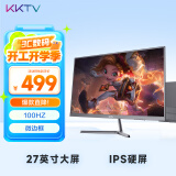 KKTV27英寸显示器 IPS高清 100Hz 广色域 可壁挂 微边框 办公影娱液晶电脑屏幕 KN27FI