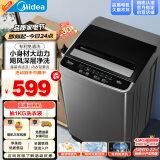 美的（Midea）波轮洗衣机全自动家用 MB45V22E 4.5公斤迷你小型 宿舍租房神器 童装特渍洗 专利免清洗 以旧换新