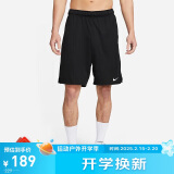 耐克（NIKE）男运动短裤 夏季针织短裤休闲裤 宽松简约 DV9329-010 黑 M