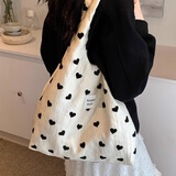 范爷家韩系收纳包女大容量春夏休闲单肩包包学生上课通勤托特包购物袋