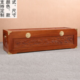 至尚自然 香樟木箱子全樟木实木雕刻箱子加长衣物字画收藏储物防蛀防虫 湖光山色 130*48*43cm