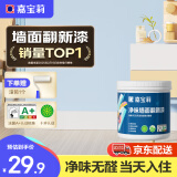 嘉宝莉（CARPOLY）补墙漆白色修补墙面翻新漆内墙去污遮盖净味内墙乳胶漆浅蓝色1kg