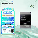 西部数据（WD）26TB企业级氦气机械硬盘HC590 SATA 7200转512MB CMR垂直 3.5英寸WUH722626ALE6L4