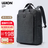 乐上（LEXON）休闲双肩包男14/15.6英寸笔记本电脑包通勤旅行包轻便书包绿色