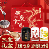 六养源玉米糊五红粉五黑粉礼品盒1800g 早餐食品上班族养老年人送长辈胃
