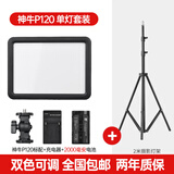 神牛（Godox） p120c摄影灯led补光灯便携单反相机拍照神器补光灯摄像打光灯影视拍照婚庆常亮灯光 P120C+2米灯架【送2000毫安电池】