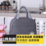 惠寻 京东自有品牌 收纳袋保温便当包饭盒收纳包加厚便当袋收纳袋 便当保温袋 灰色1个