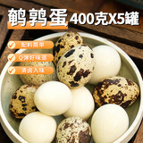 德和卤蛋鹌鹑蛋罐头 云南特产五香鹌鹑蛋方便速食罐头卤鹌鹑蛋类零食 鹌鹑蛋400g*5瓶