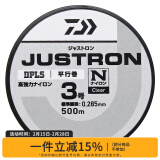 达亿瓦（DAIWA） JUSTRON 钓鱼线主线 500米 日本 强拉力尼龙线 渔线 平行卷鱼线 【23新款】透明色 500m 3号