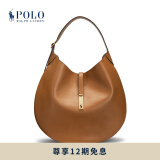 Polo Ralph Lauren 拉夫劳伦 Polo ID 女配 经典款皮革大号单肩包RL51958 270-棕色 ONE