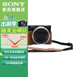 索尼（SONY）索尼微单相机 摄像机适用 2（京仓） E10皮套+腕带套装（棕色）新