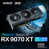 华硕（ASUS）PRIME RX9070XT O16G AMD RADEON RX 9070 XT电竞游戏显卡
