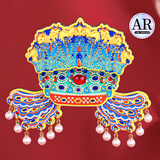 小雕匠国风凤冠金属冰箱贴磁贴北京故宫博物院馆院文创纪念品学生日礼物送朋友定制伴手礼 教师节送老师