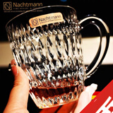 奈赫曼德国进口NACHTMANN水晶玻璃耐热带把马克杯咖啡杯花茶水杯啤酒杯 咖啡杯392ML【单支 392ml 1个