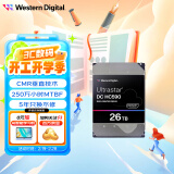 西部数据（WD）26TB企业级氦气机械硬盘HC590 SATA 7200转512MB CMR垂直 3.5英寸WUH722626ALE6L4