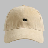 玉柳缘 棒球帽子男女春夏四季户外遮阳帽休闲防晒鸭舌帽旅游太阳帽凉帽 卡其色 均码 56-60CM