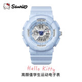 Hello Kitty手表女学生夜光防水三丽鸥青少年初中高中学生运动电子手表8511