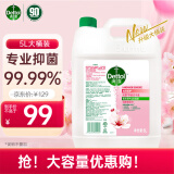 滴露（Dettol）洗手液抑菌滋润5L 大桶装补充装家庭装 消毒杀菌温和护手