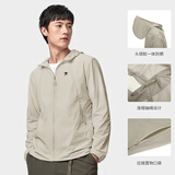 骆驼（CAMEL）小光阴 防晒衣男户外遮阳连帽清爽时尚休闲防晒服外套 1008H