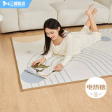 三顺暖润石墨烯碳晶地暖垫家用电热地毯加热地垫100x200cm【客厅家用】