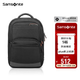 新秀丽（Samsonite）电脑包双肩包商务背包笔记本包休闲都市36B*09009黑色15英寸