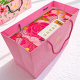 龍味缘正宗云南特产玫瑰鲜花饼礼盒装春节年货伴手礼品送大理丽江老字号 鲜花饼2盒/600克/送1个礼袋