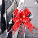 京唐 结婚金边手拉花婚车后视镜装饰花手抽花蝴蝶结结婚用品装饰10条